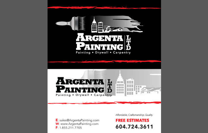 Camran Ehsani - Argenta Painting Business Cards