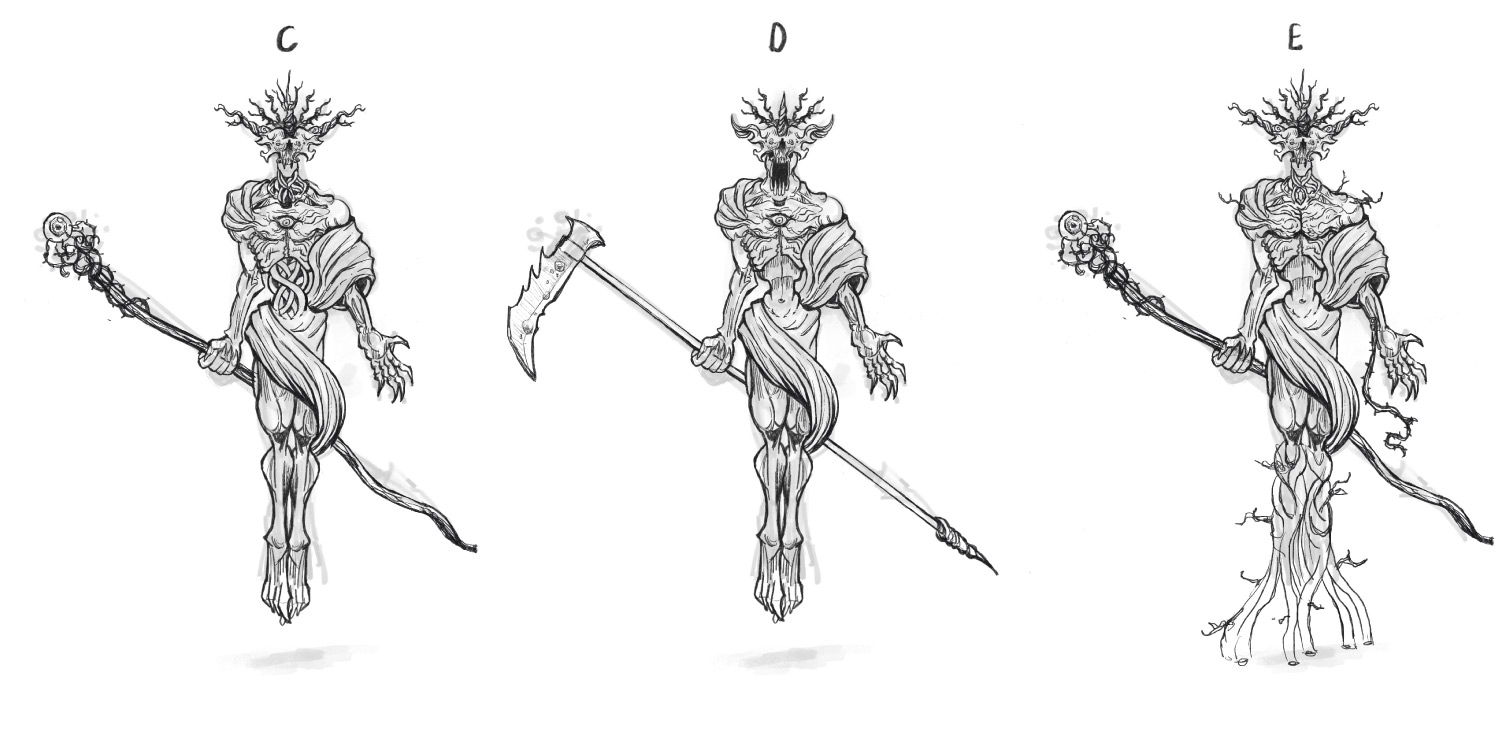 Camran Ehsani - One Eyed King Character Design