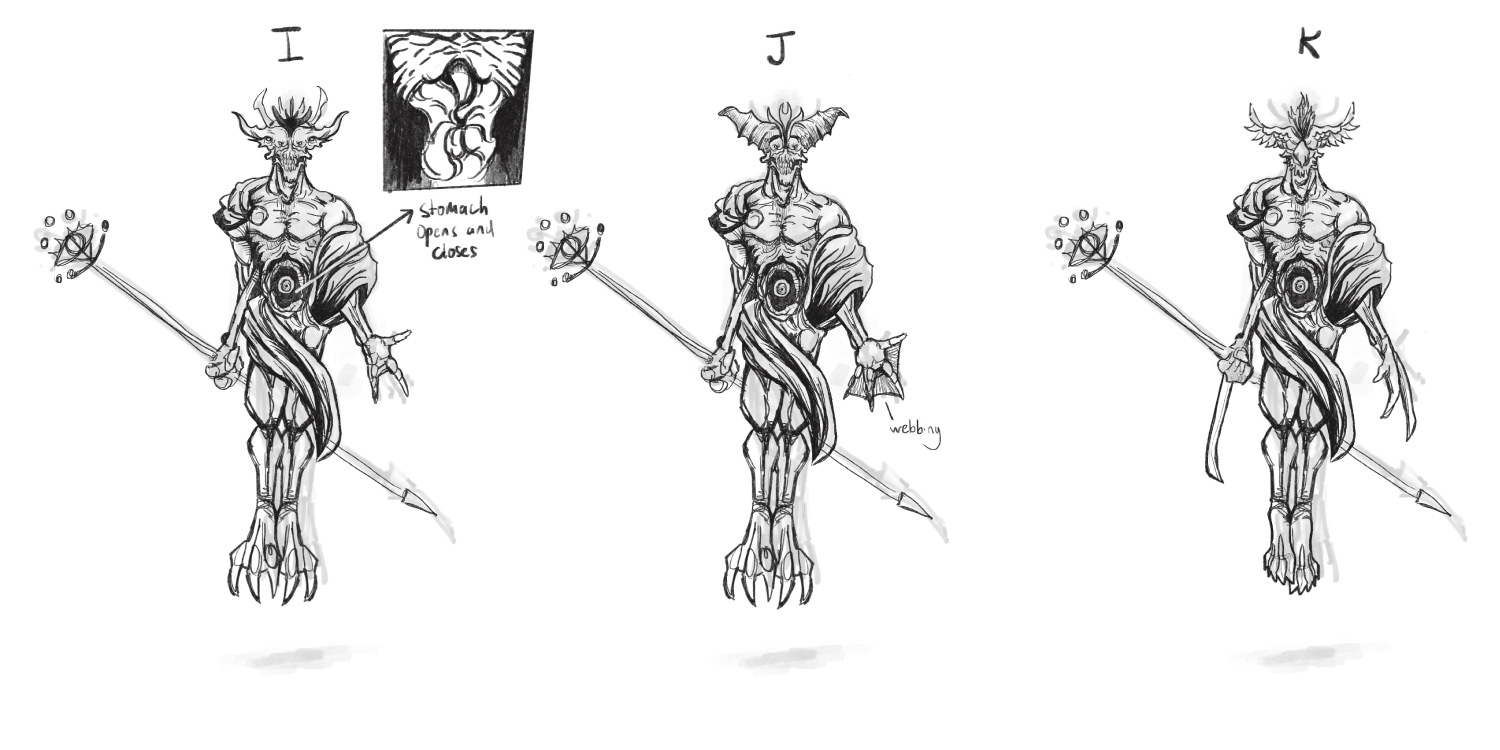 Camran Ehsani - One Eyed King Character Design