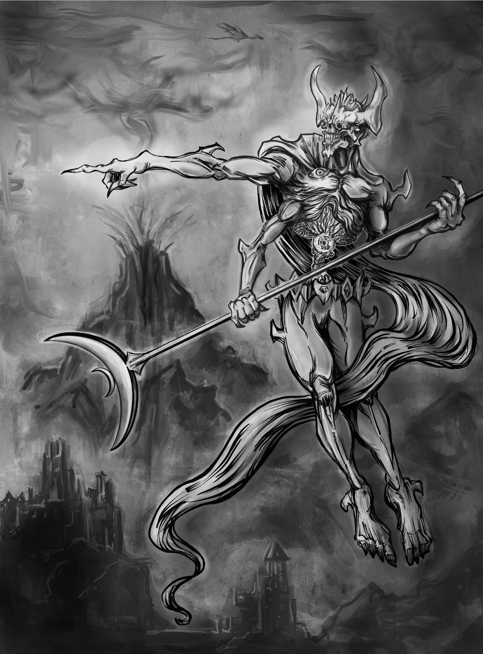 Camran Ehsani - One Eyed King Character Design